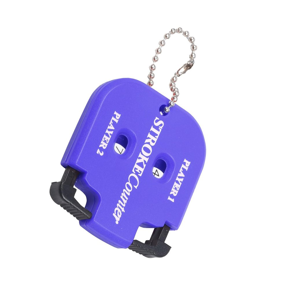 Golf Score Counter Keychains for 2 Players