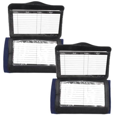 BESPORTBLE 2-Piece Polyester Football Armbands, Tactical Wristbands for Youth Game Cards and Training