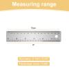 3-Piece Stainless Steel Ruler Set with Cork Backing view 2