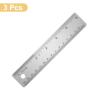 3-Piece Stainless Steel Ruler Set with Cork Backing view 3