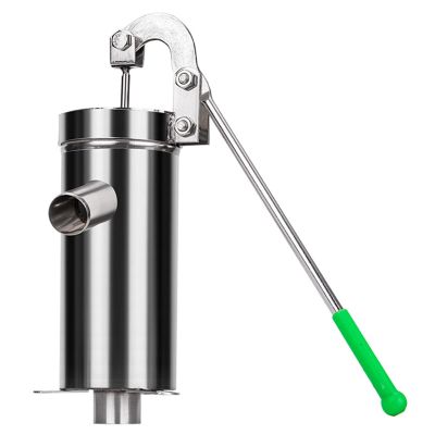 Stainless Steel Manual Hand Well Pump with 1 PU Bowl