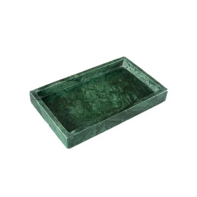 Zhaoj24-05 Green Marble Square Serving Tray