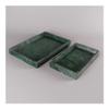 Zhaoj24-05 Green Marble Square Serving Tray view 4