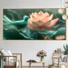 Paint by Numbers for Adults, Lotus/Bird DIY Craft Kit with Brushes and Acrylic Paint, 100 x 220 cm, N5-61 view 2