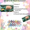 Paint by Numbers for Adults, Lotus/Bird DIY Craft Kit with Brushes and Acrylic Paint, 100 x 220 cm, N5-61 view 3