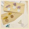 HAJHI Dried Flower Wax Seal Stickers, 30 pcs, Purple-A view 3