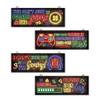 Gaming Room Decor, 4-Piece Wooden Wall Art Set with Neon Cartoon Designs view 1
