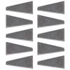 Carbon Steel Axe Handle Wedges, 10-Pack, Gray view 1