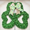 Cabilock St. Patrick’s Day Shamrock Hanging Wreath Decoration view 4