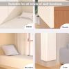 Kids' Room Wall Panels, Self-Adhesive Padded Wall Cushion, 1 cm Thick, for Bedroom, Living Room, Garage, Balcony, Table Corners and Wall Protection (Brown, 20 cm x 2 m, 2 pcs) view 2
