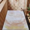 Yinghesheng Non-Slip Bathtub Mat 45 x 75 cm, PVC Shower Mat with Vintage Painting Pattern view 1