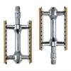 SHUNMIN Bike Pedals, MTB Vintage Sealed-Bearing Pedals, Ultralight 380 g/Pair, White view 1