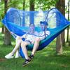 Portable Hammock with Mosquito Net, Pink, 260 x 140 cm view 2