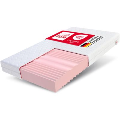 FDM Comfort Duo MAX Double Mattress, 120 x 200 cm, H3/H4, 20 cm, 7-Zone HR Foam, Reversible Roll Mattress