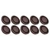 PATIKIL Round Vent Cover, 50 mm/2 in, 10-Pack, Brown view 1
