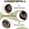 PATIKIL Round Vent Cover, 50 mm/2 in, 10-Pack, Brown view 3