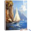 Paint by Numbers Sailboat Ocean Kit for Adults, XXL 60 x 80 cm, Beginner Acrylic Paint Set, Frameless X-601 view 1