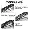 VNATWGOO Pneumatic Industrial Waste Remover, 18-Tooth Steel Claw, Metal Auxiliary Handle, for Cardboard Trimming, DoubleClaw view 4