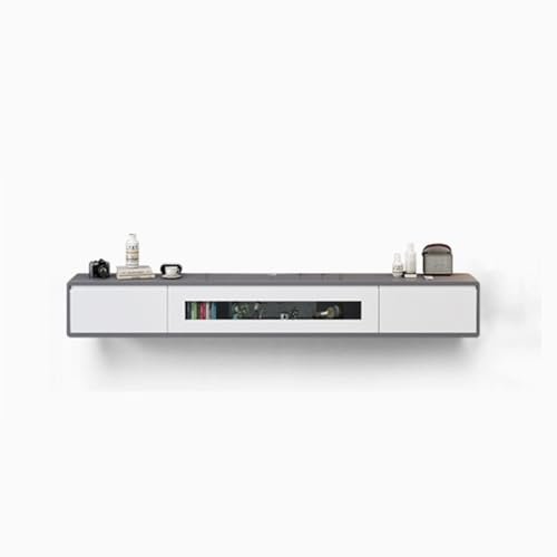 Wall-Mounted Floating TV Cabinet with Storage
