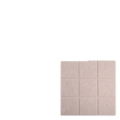 BOJHGO Felt Bulletin Board, 8 Pieces, Dark Brown