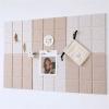 BOJHGO Felt Bulletin Board, 8 Pieces, Dark Brown view 2