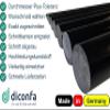 diconfa Black POM Plastic Round Rod, 10 mm x 1000 mm view 3