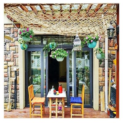 SDYBZSTU Safety Net for Children, Heavy-Duty Fall Protection Climbing Net, Natural Jute Decorative Net, 15 cm Mesh