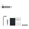 YGLEEULI Retractable, Foldable Aluminum Wall-Mounted Clothes Drying Rack (1 Rod) view 2