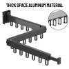 YGLEEULI Retractable, Foldable Aluminum Wall-Mounted Clothes Drying Rack (1 Rod) view 4
