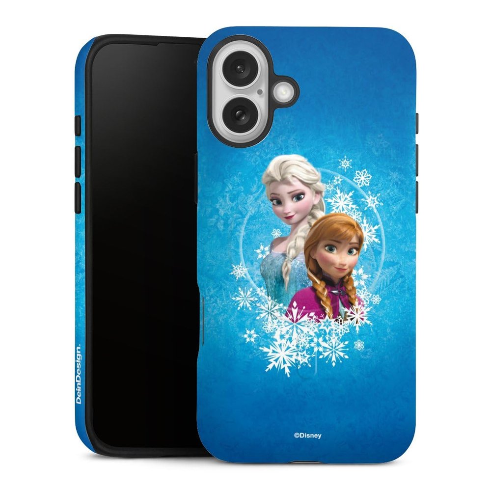 Magnetic Case Compatible with Apple iPhone 16 Plus, MagSafe Outdoor Case, Matte, Officially Licensed Disney Princess