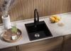 PRIMAGRAN Riga 45 Sink for 45 cm Base Cabinets + Drain Set, 43 x 50 cm view 2