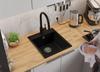PRIMAGRAN Riga 45 Sink for 45 cm Base Cabinets + Drain Set, 43 x 50 cm view 3