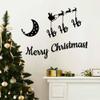 Wallity Stylish Black Metal Wall Decor Set, 3-Piece view 2