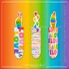 moses. libri_x Rainbow Love Magnetic Bookmarks view 1
