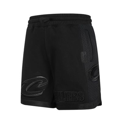 Big Boys NBA Classic Triple Black Fleece Shorts