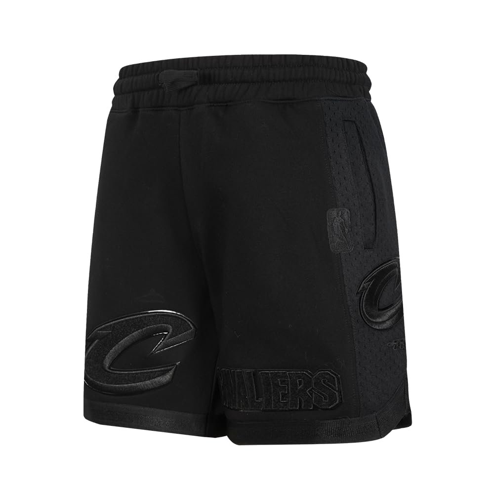 Big Boys NBA Classic Triple Black Fleece Shorts