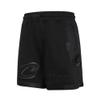 Big Boys NBA Classic Triple Black Fleece Shorts view 1