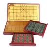 LyzqxHL Chinese Chess and Checkers Travel Set with Crystal Board, Xiangqi (35 mm) view 1