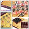 LyzqxHL Chinese Chess and Checkers Travel Set with Crystal Board, Xiangqi (35 mm) view 2