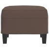 Xichuzi Footstool, Brown, 60 x 50 x 41 cm, Faux Leather view 4