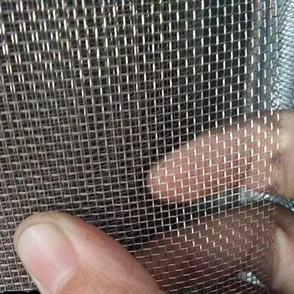 HEFJIAYCIQ 304 Stainless Steel Wire Mesh, 10 Mesh, Woven Air Vent Filter, 1 x 9 m, Silver