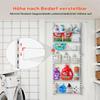VEVOR Over-the-Door Pantry Organizer, 6-Tier Spice Rack, White view 3