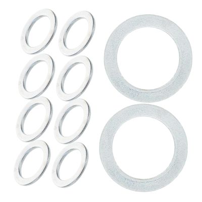 MUELODSIC 100-Piece Metal Skateboard Washers, Durable and Versatile for Longboard and Surfboard Repairs
