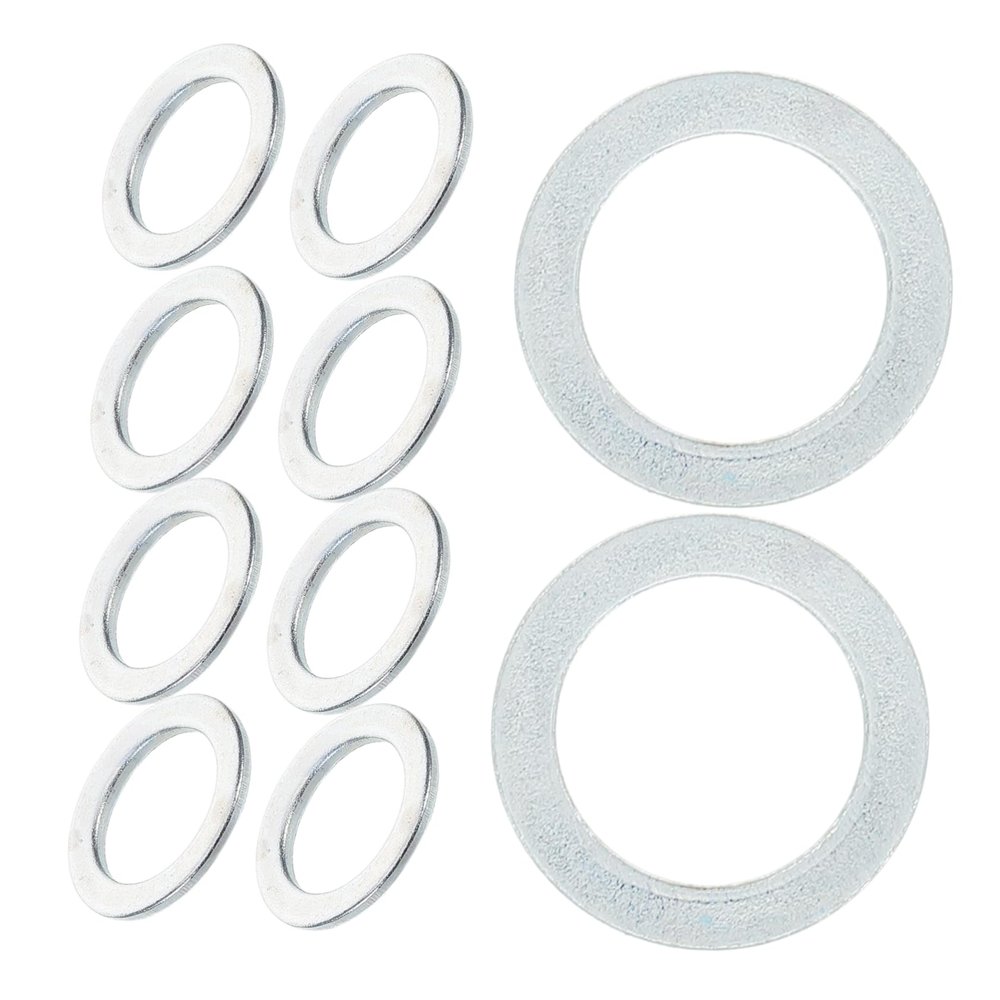 MUELODSIC 100-Piece Metal Skateboard Washers, Durable and Versatile for Longboard and Surfboard Repairs