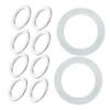 MUELODSIC 100-Piece Metal Skateboard Washers, Durable and Versatile for Longboard and Surfboard Repairs view 1