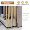 Junvstor 65–300 cm Room Divider Posts, Privacy Screen and Decorative Columns, Gold (10 pcs, 285 cm/112 in/9.35 ft) view 4