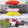 ZZDZW Stretch Corduroy Pillow Covers, Decorative Sofa Cushion Covers, Orange, 80 x 90 cm, Set of 2 view 3