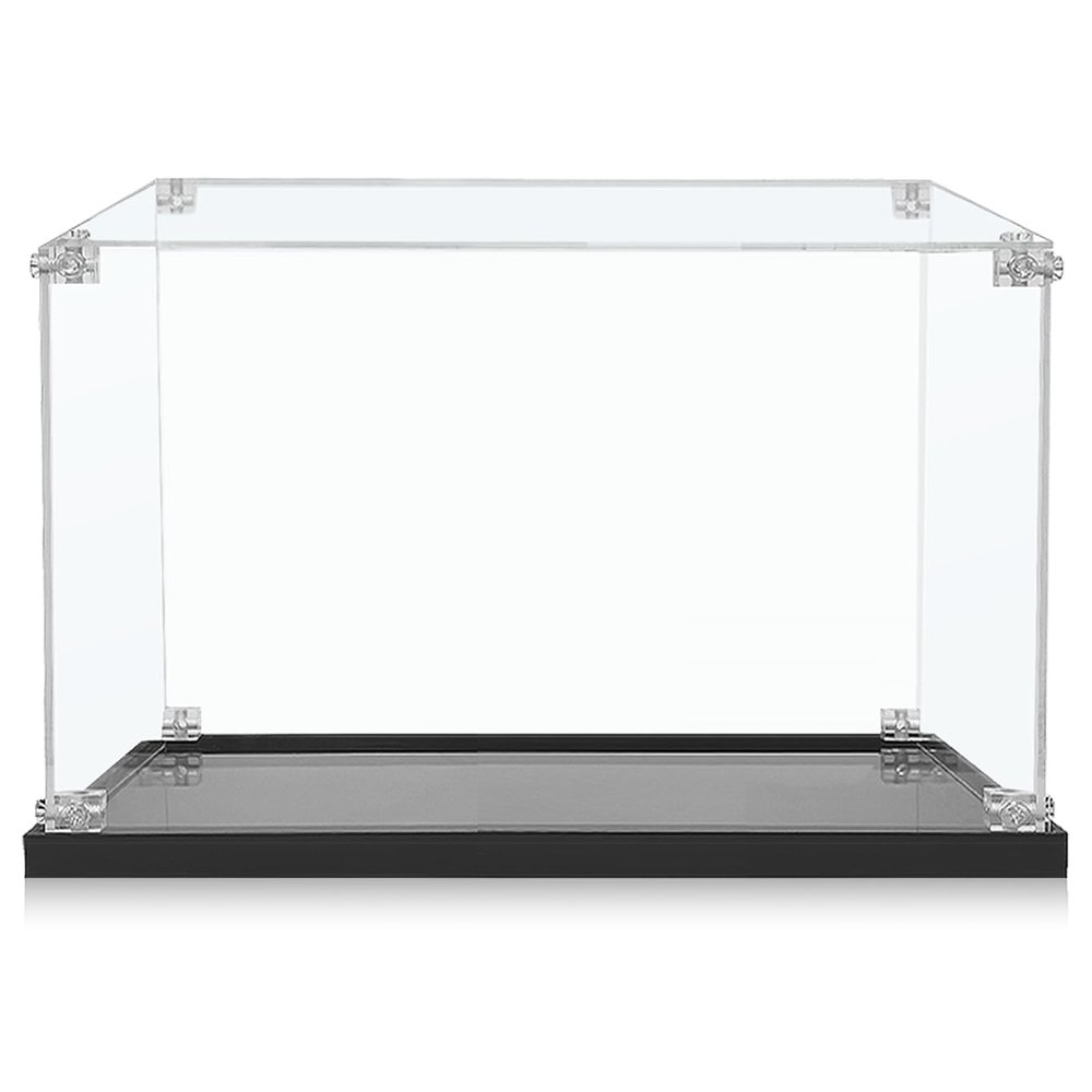 ICUANUTY Acrylic Display Case for LEGO 75330 Jedi Training on Dagobah Diorama Set with Luke Skywalker, 31 x 20 x 21 cm (Display Case Only)