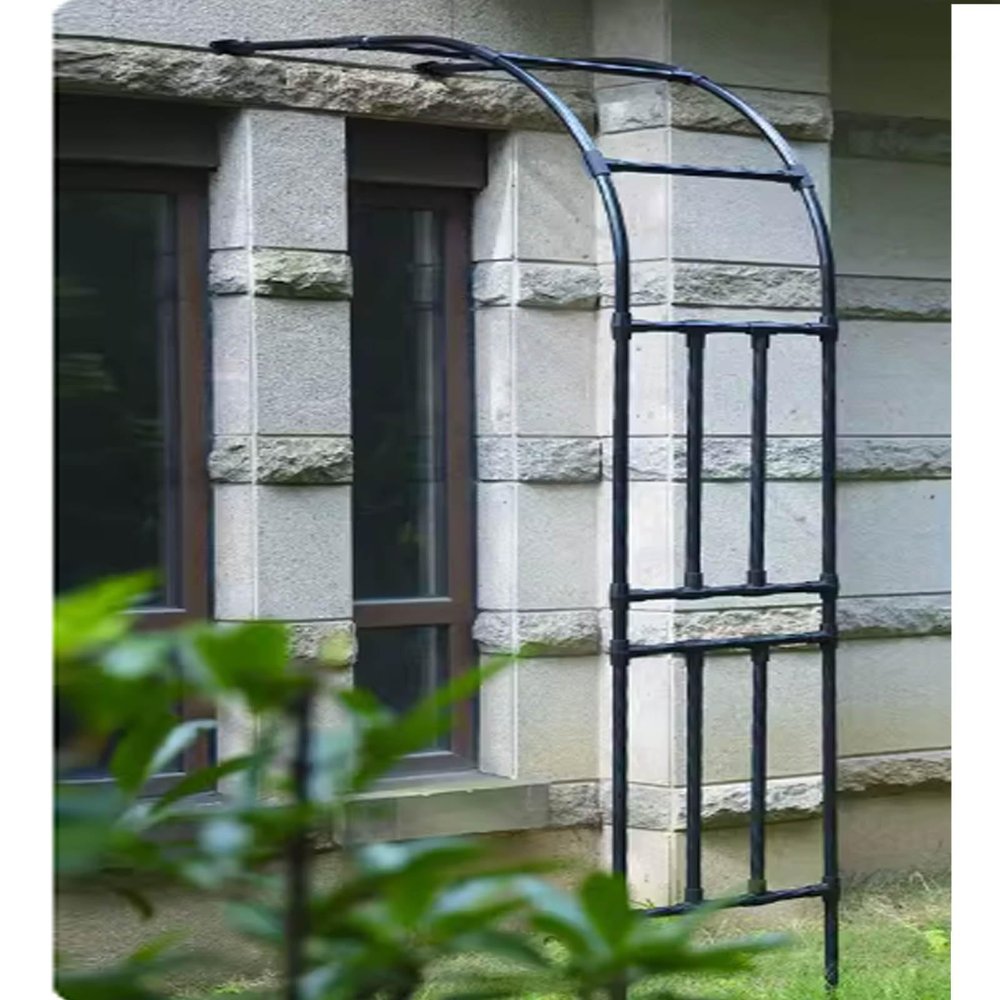 Metal Garden Arch for Climbing Plants, 120 x 240 x 40 cm
