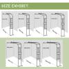 Metal Garden Arch for Climbing Plants, 120 x 240 x 40 cm view 2